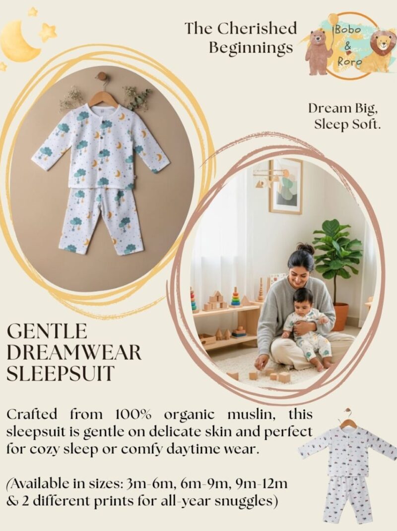Gentle Dreamwear Sleepsuit